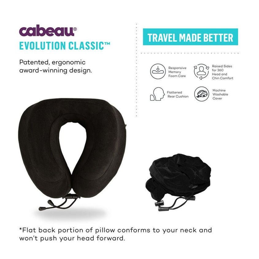 Cabeau Evolution Classic Travel Neck Pillow - Navy - Image 4