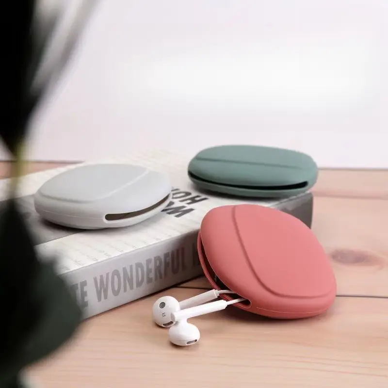 New Storage Bag for Wired Headphones, Convenient Travel Carry-on Mobile Data Cable Pocket - Image 2